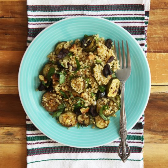 Millet Salad with Roasted Zucchini