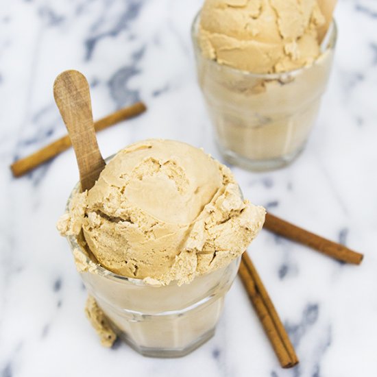 No-Cook Chai Ice Cream