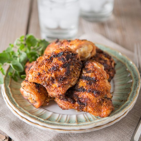 Aromatic Grilled Chicken Thighs