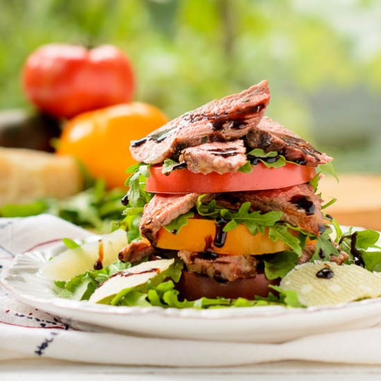 Steak and Heirloom Tomato Salad