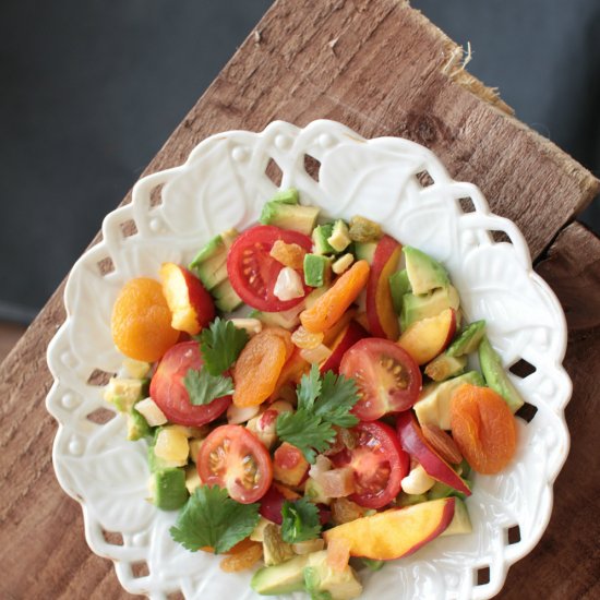 Avocado Peach Salad