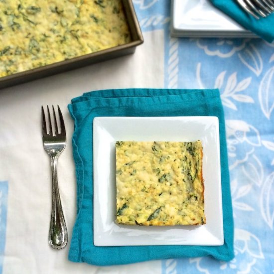 Spinach Ricotta Breakfast Bake