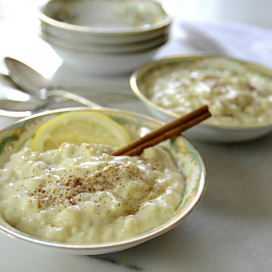 Portuguese Rice Pudding