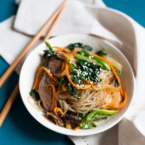 Jap Chae – Korean Stir Fried Noodle