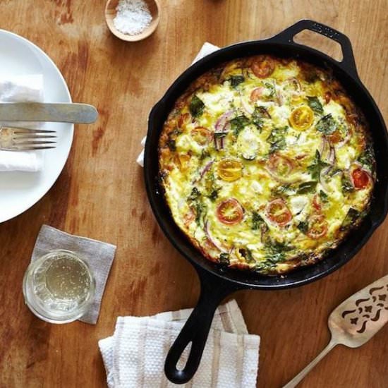 Heirloom Summer Herb Frittata