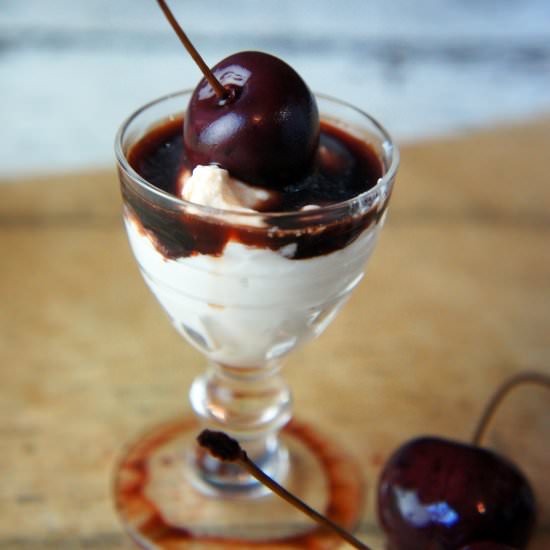 Balsamic Pickled Cherries