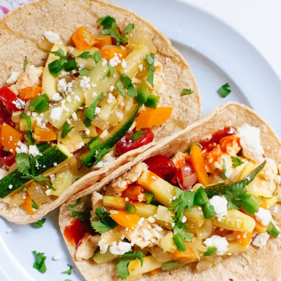 Veggie Breakfast Tacos