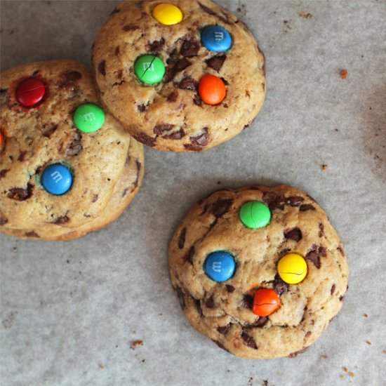 M&M Choco Chip Cookies