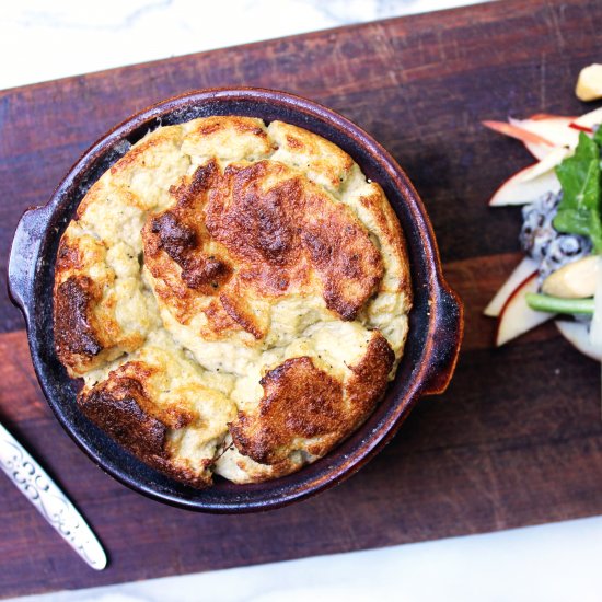 Smoked Aubergine Soufflé