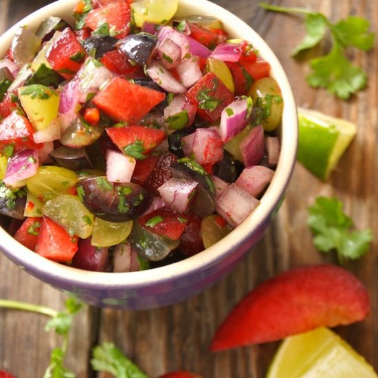 Grape-Plum Summer Salsa