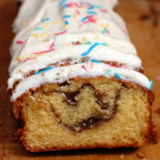 Cinnamon Roll Pound Cake