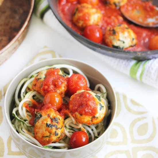 Loaded Turkey Meatballs