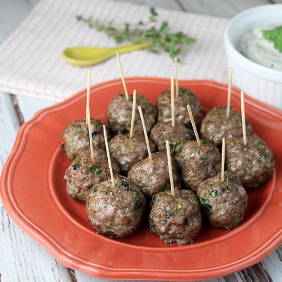 Low Carb Moroccan Meatballs