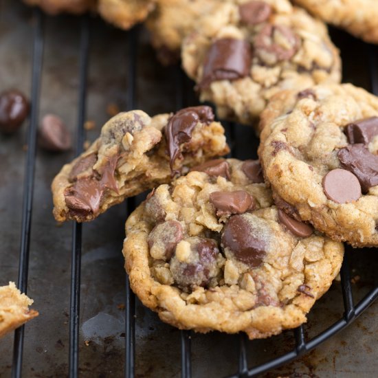 Healthier Oatmeal Chocolate Cookies