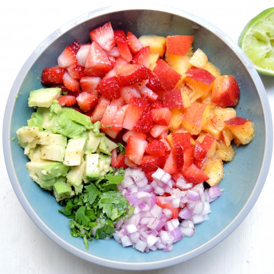 Strawberry & Peach Salsa