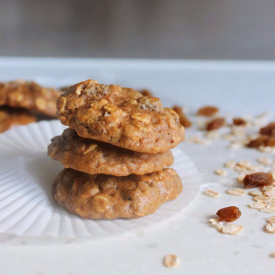 Sugar Free Oatmeal Raisin Cookies