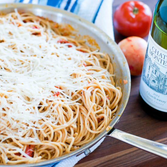 Pasta with Fresh Tomato Sauce