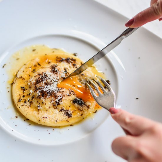 Egg Yolk Raviolo & Truffle Butter