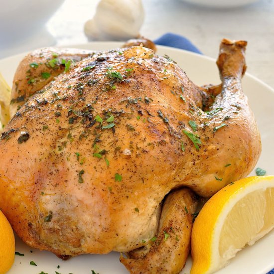 Slow Cooker Roast Chicken