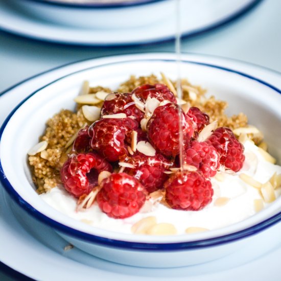 Toasted Honey and Cinnamon Quinoa