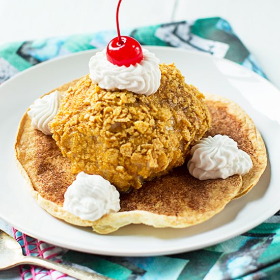 Vegan Fried Ice Cream (GF)