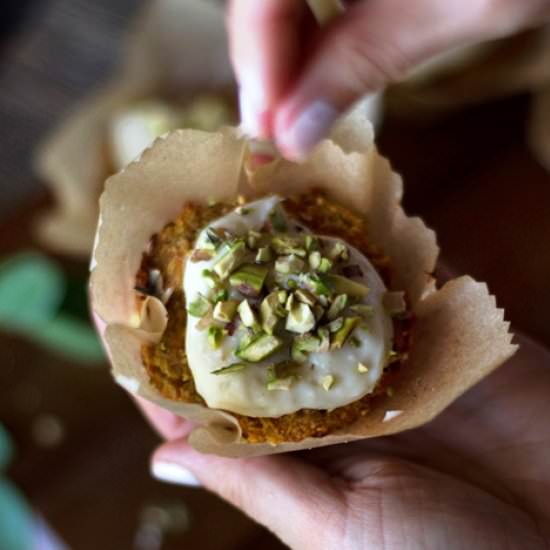 Carrot, Banana & Coconut Cupcakes