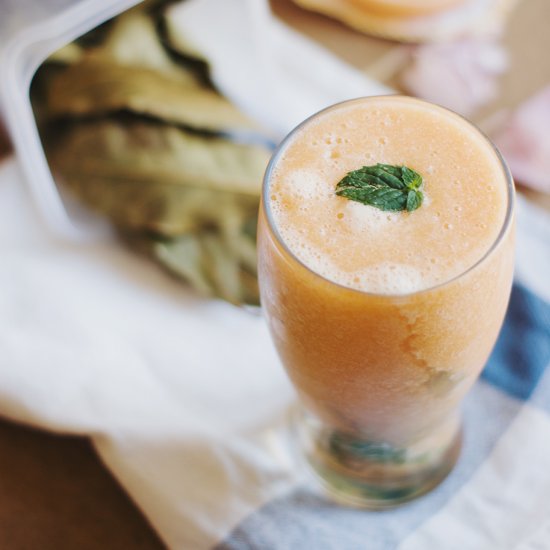 Cantaloupe Smoothie with Herbs