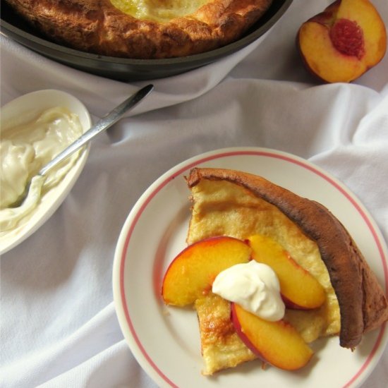 Dutch Baby w/ Honeyed Goat Cheese