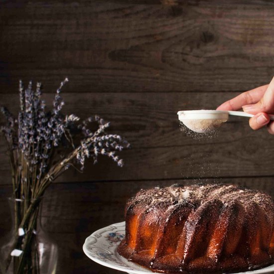 Bundt Cake with Lavender and Almond