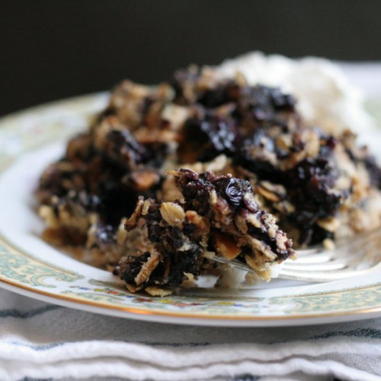 Blueberry Hazelnut Crisp