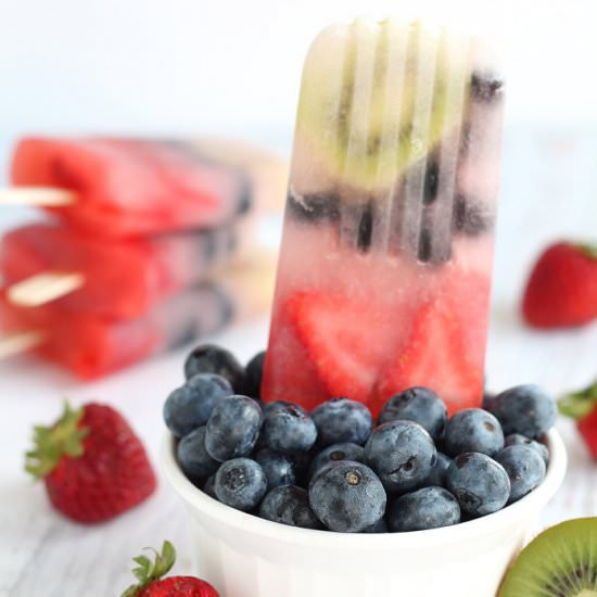 Fruity Lemonade Popsicles