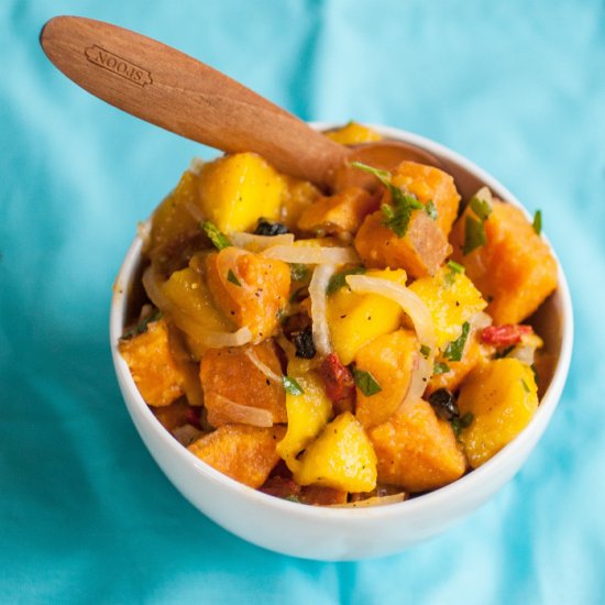 Sweet Potato Mango Salad