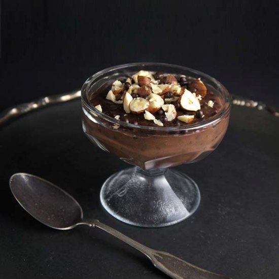 Chocolate Hazelnut Tapioca Pudding