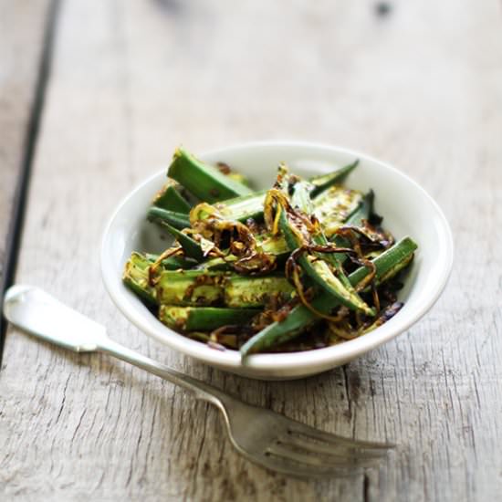 Tangy Fried Okra