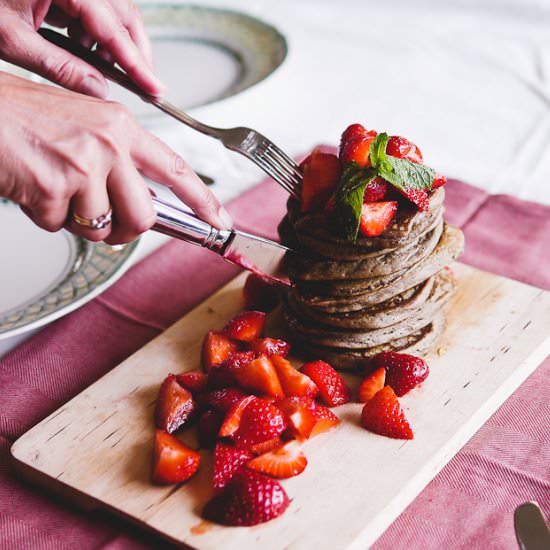 Whole Grain Buckwheat Pancakes (GF)