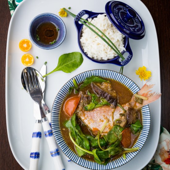 Fish in Tamarind and Miso Soup