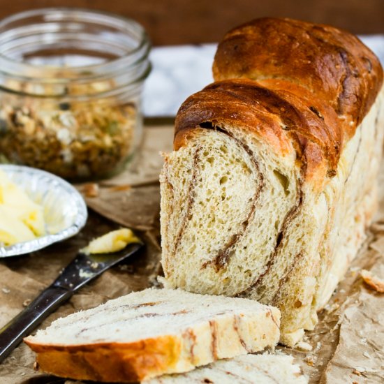 Cinnamon Swirl Banana Bread