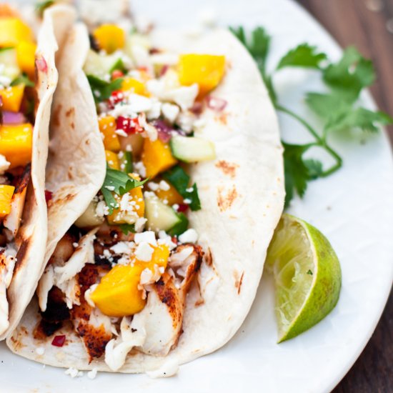 Chile-Lime Fish Tacos