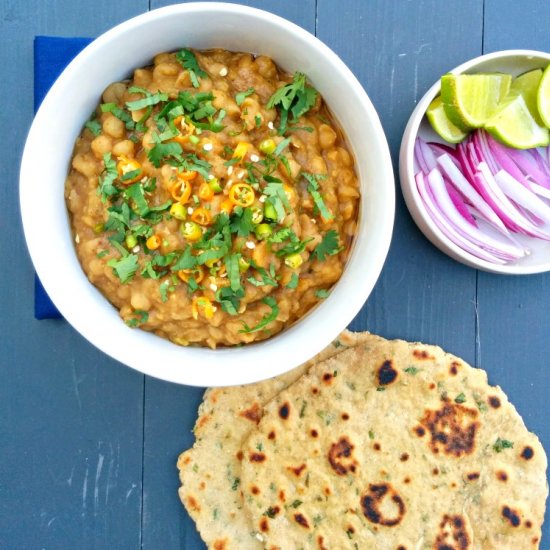 Amritsari Kulcha-Chola Chaat