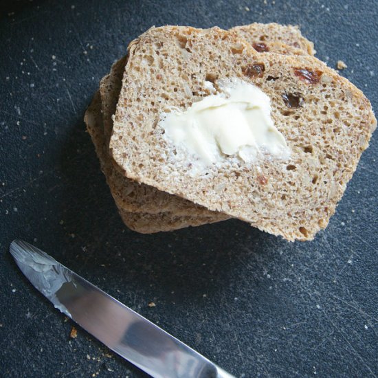 Honey Whole Wheat Bread Loaf