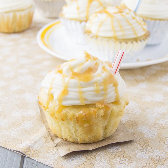 Root Beer Float Cupcakes