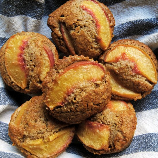 Ginger Peach Muffins