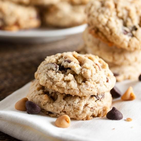 Chocolate Peanut Butter Chip Cookie