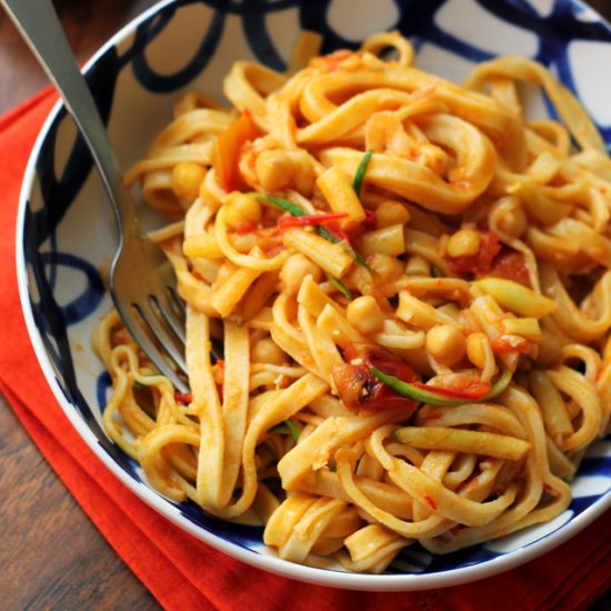 Fettuccine with Zucchini