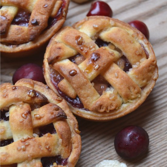 Cherry Banana Mini Pies