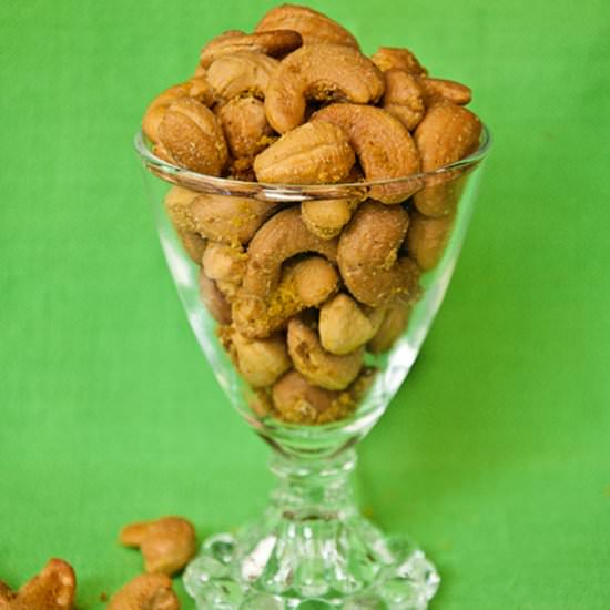 Coconut Curry Cashews