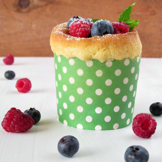 Little Berry Almond Cakes