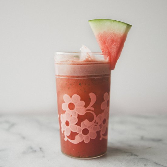 Spicy Watermelon Mint Agua Fresca