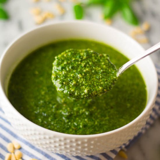 Homemade Basil Pesto