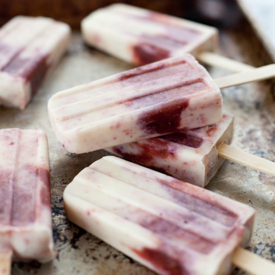 Fig & Goat Cheese Popsicles